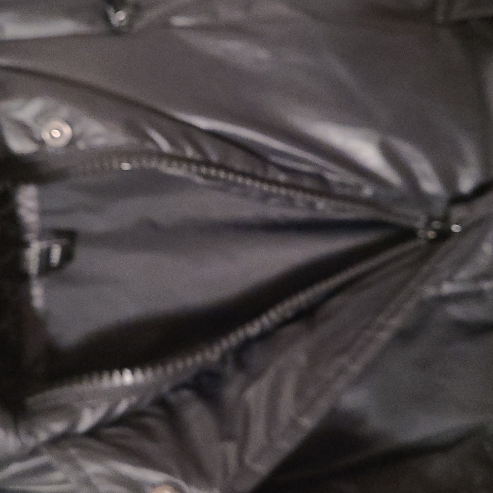 Black women's oxygen collection winter parka jacket Size Large - Picture 12 of 12